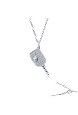 Lafonn Lafonn Pickleball Paddle and Ball Necklace