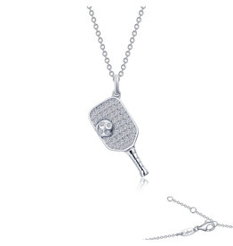 Lafonn Lafonn Pickleball Paddle and Ball Necklace
