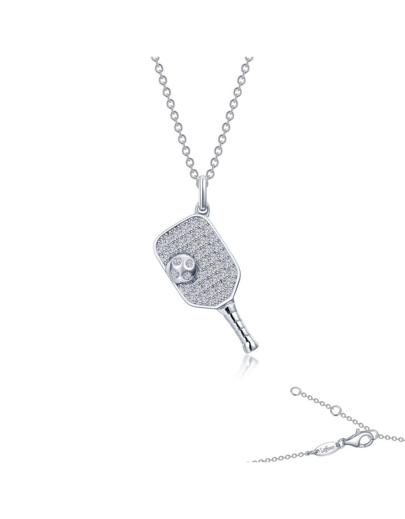 Lafonn Lafonn Pickleball Paddle and Ball Necklace