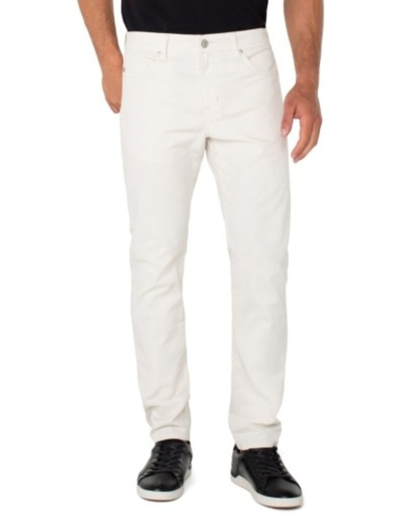 Liverpool Los Angeles Liverpool Kingston Modern Straight 30" Inseam Stone