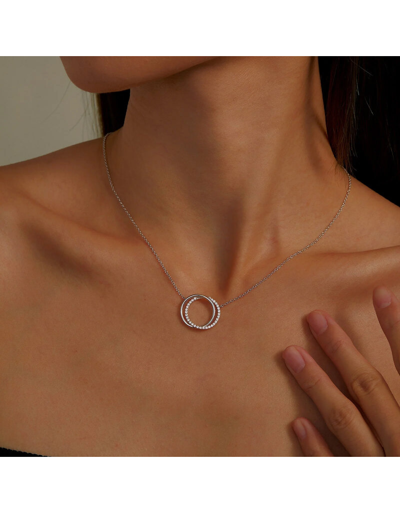 Lafonn Lafonn Interlocking Circles Necklace