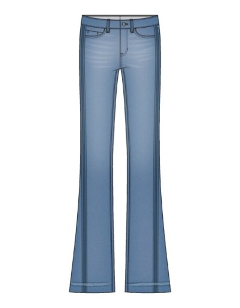 Liverpool Los Angeles Liverpool Hannah Flare with Self Trim 32" ins