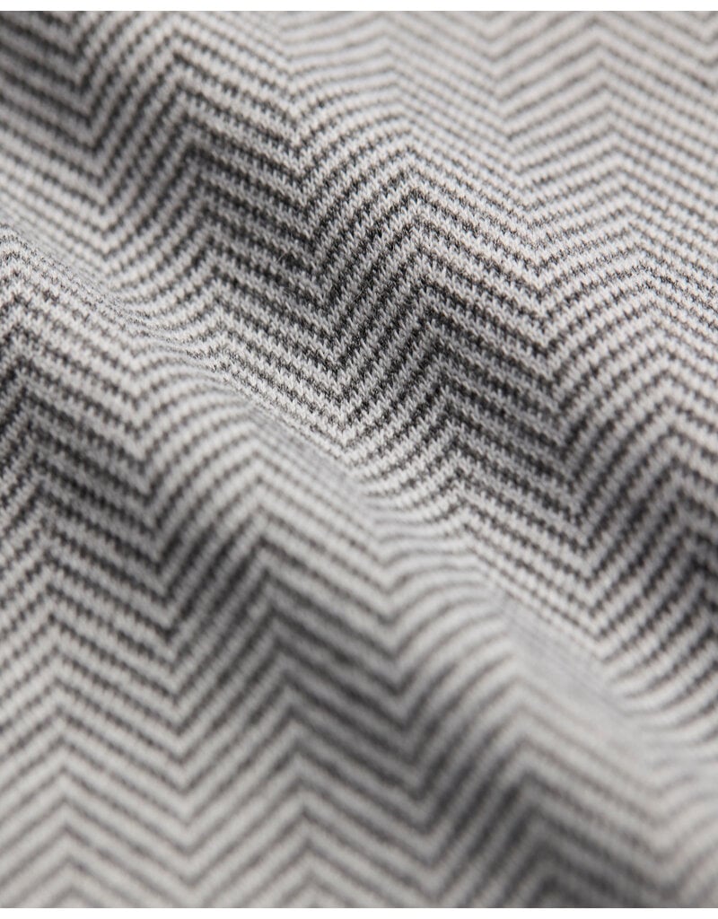 7 Diamonds 7Diamonds Roarke Herringbone Hoodie Light Grey