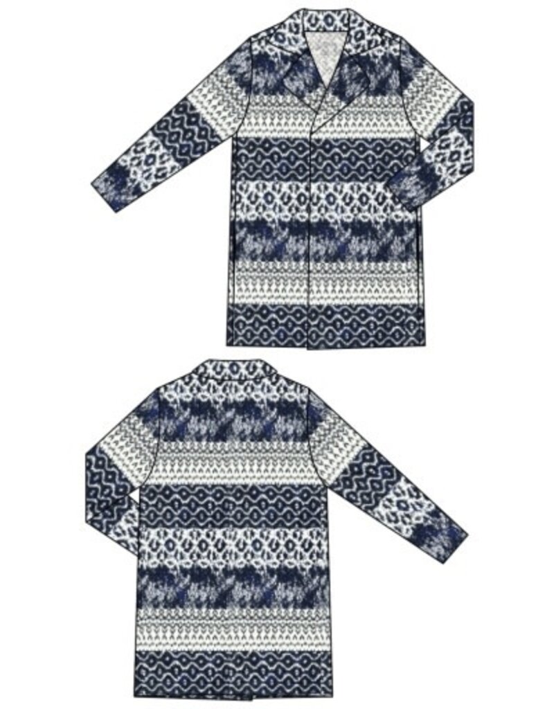 Liverpool Los Angeles Liverpool Long Sleeve Open Front Sweater Coat