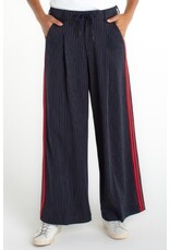 Liverpool Los Angeles Liverpool Wide Leg Pleated Trouser with Side Stripe