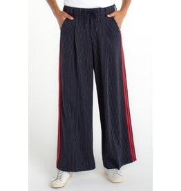 Liverpool Los Angeles Liverpool Wide Leg Pleated Trouser with Side Stripe