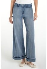 Liverpool Los Angeles Liverpool Super Stride Wide Leg with Shadow Cuff 30" inseam