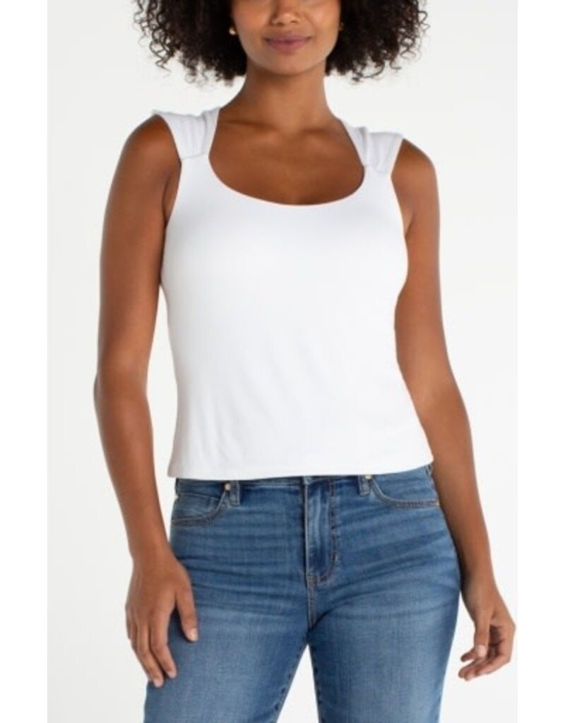 Liverpool Los Angeles Liverpool Sleeveless Built In Bra Knit Top