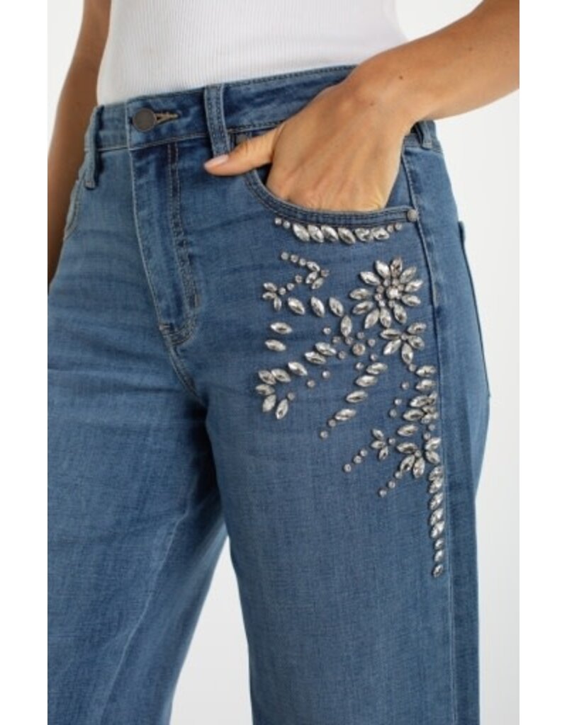 Liverpool Los Angeles Liverpool Stride Wide Leg 30" inseam