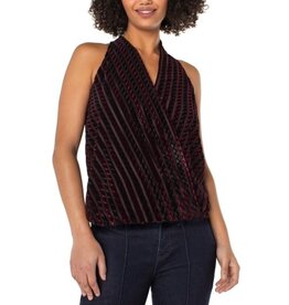 Liverpool Los Angeles Liverpoool Sleeveless Crossover Knit Top
