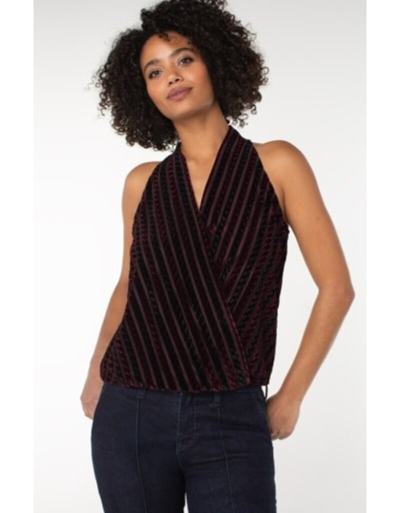 Liverpool Los Angeles Liverpoool Sleeveless Crossover Knit Top