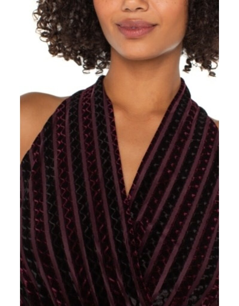 Liverpool Los Angeles Liverpoool Sleeveless Crossover Knit Top