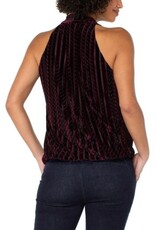 Liverpool Los Angeles Liverpoool Sleeveless Crossover Knit Top