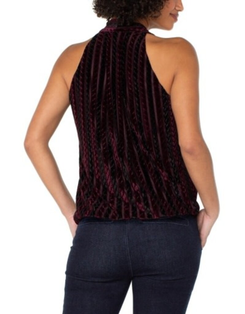 Liverpool Los Angeles Liverpoool Sleeveless Crossover Knit Top