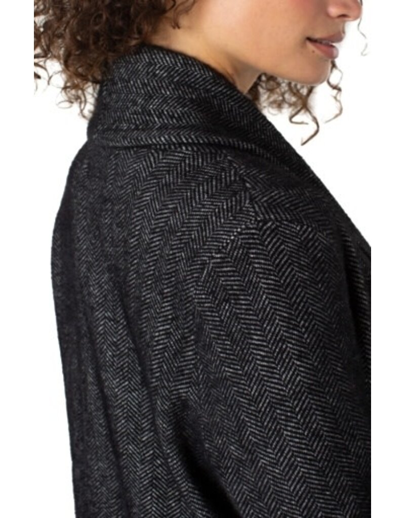 Liverpool Los Angeles Liverpool Long Sleeve Open Knit Shawl Sweater Coat