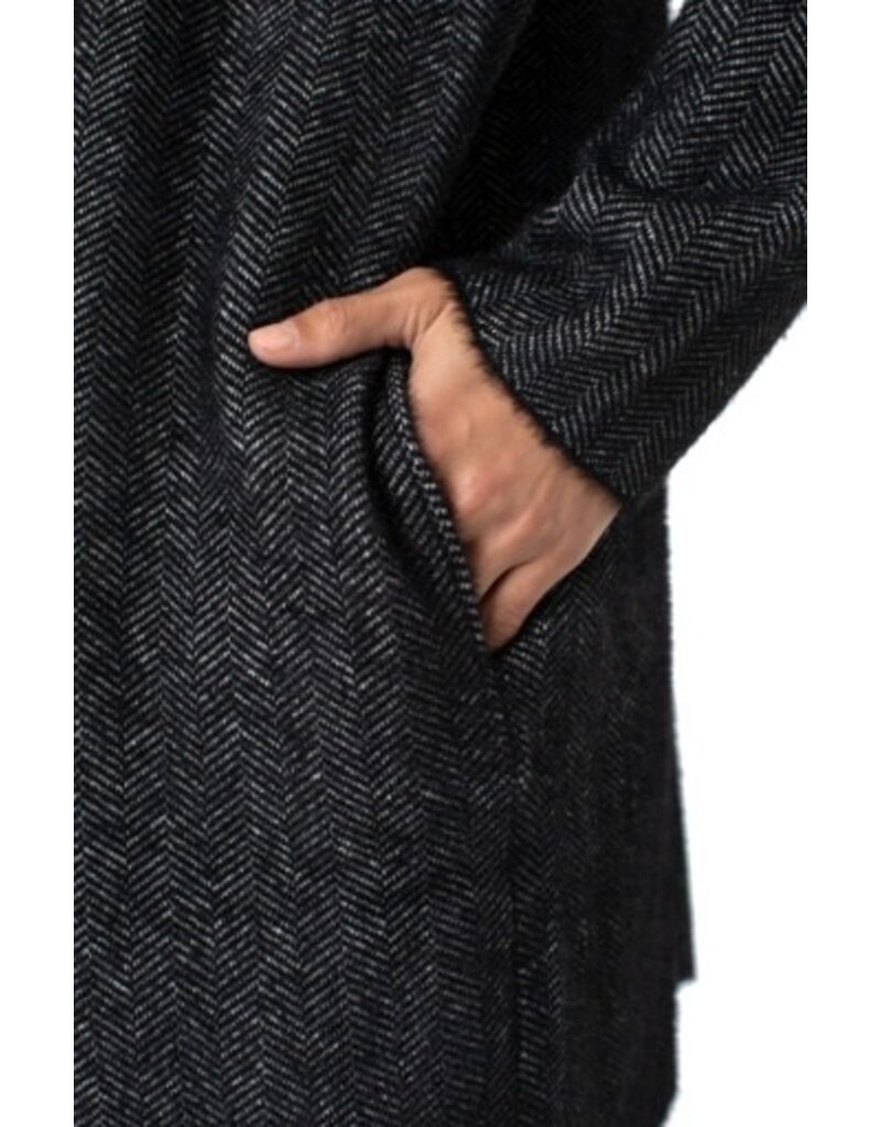 Liverpool Los Angeles Liverpool Long Sleeve Open Knit Shawl Sweater Coat