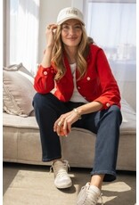 Liverpool Los Angeles Liverpoool Peplum Jacket with Tab Detail