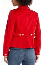 Liverpool Los Angeles Liverpoool Peplum Jacket with Tab Detail