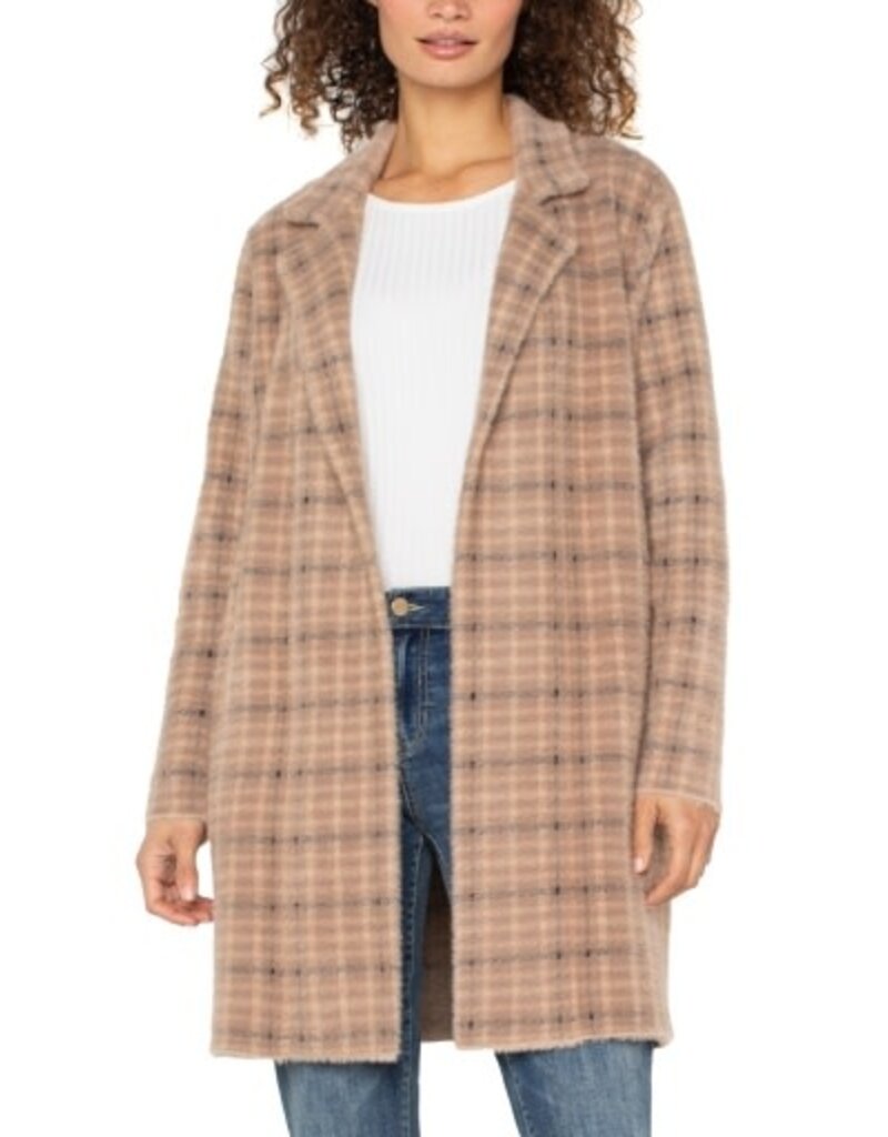 Liverpool Los Angeles Liverpool Long Sleeve Open Front Coatigan