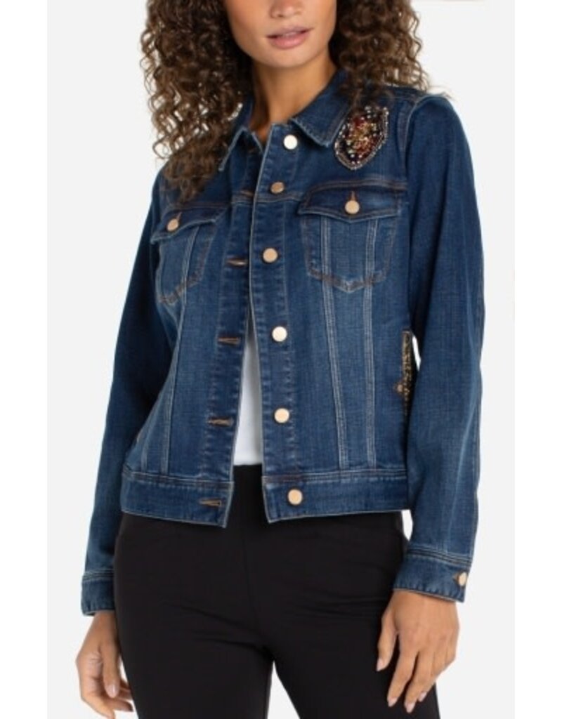 Liverpool Los Angeles Liverpool Luxe Classic Jean Jacket Steady Heart