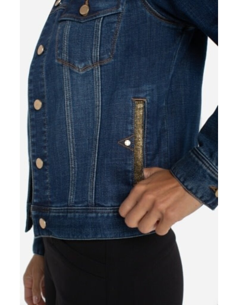 Liverpool Los Angeles Liverpool Luxe Classic Jean Jacket Steady Heart