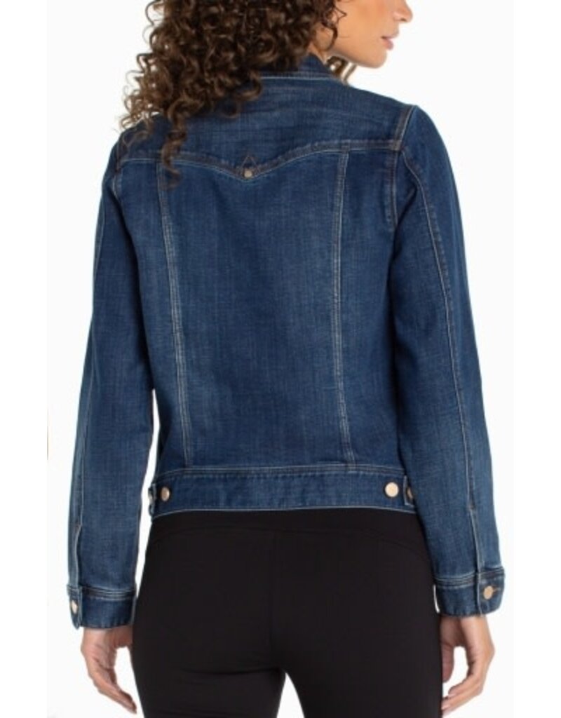 Liverpool Los Angeles Liverpool Luxe Classic Jean Jacket Steady Heart