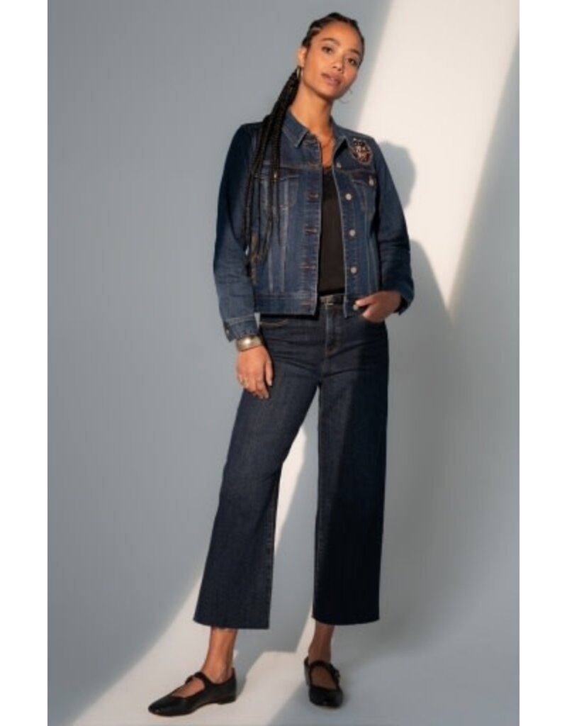 Liverpool Los Angeles Liverpool Luxe Classic Jean Jacket Steady Heart