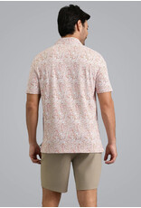 IBKul IBKul Hazy Short Sleeve Polo Peach/Chocolate