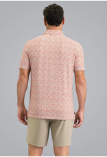 IBKul IBKul Mirabel Short Sleeve Polo Peach/Stone/Charcoal