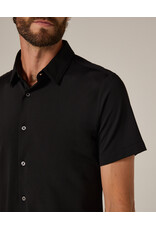 7 Diamonds 7Diamonds Aldridge Short Sleeve Shirt Black