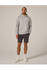 7 Diamonds 7Diamonds Roarke Herringbone Hoodie Light Grey