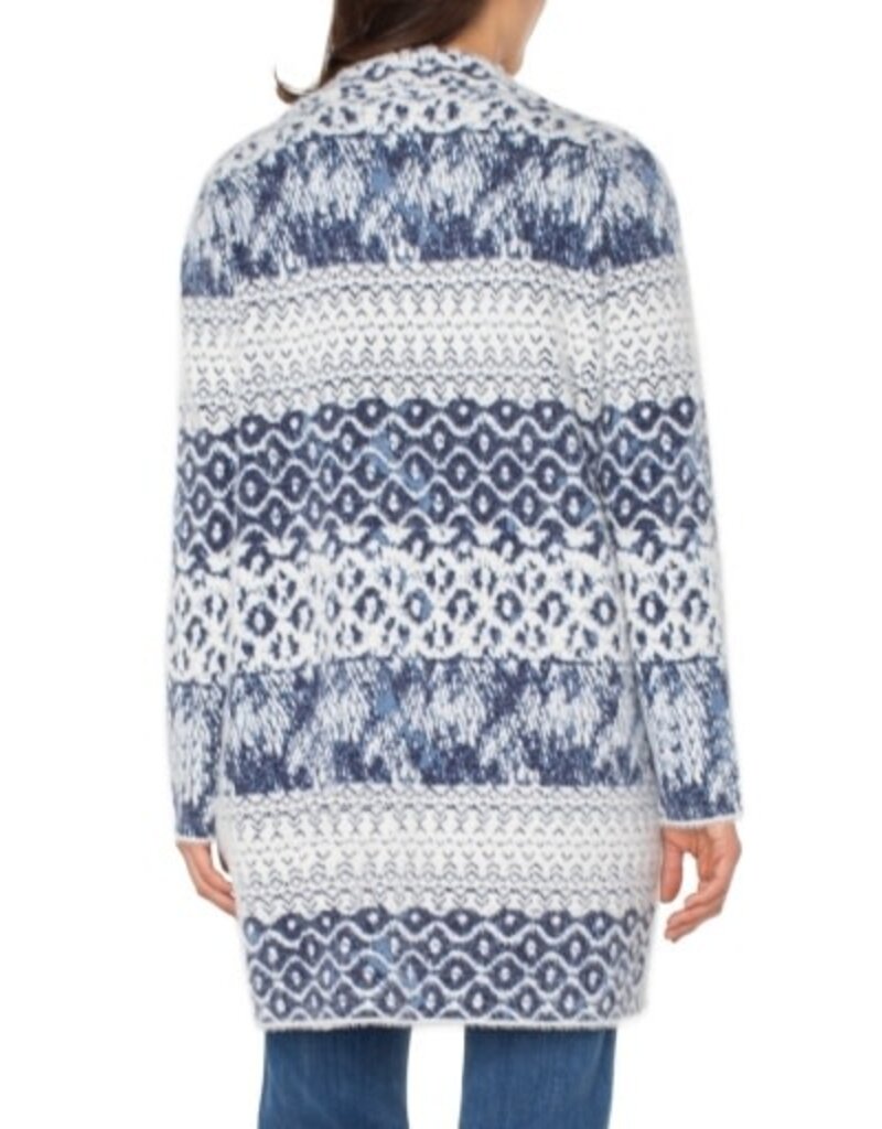 Liverpool Los Angeles Liverpool Long Sleeve Open Front Sweater Coat