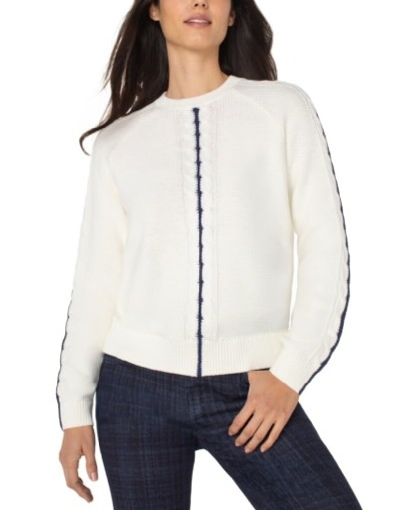 Liverpool Los Angeles Liverpool Long Sleeve Crew Neck Raglan Sweater