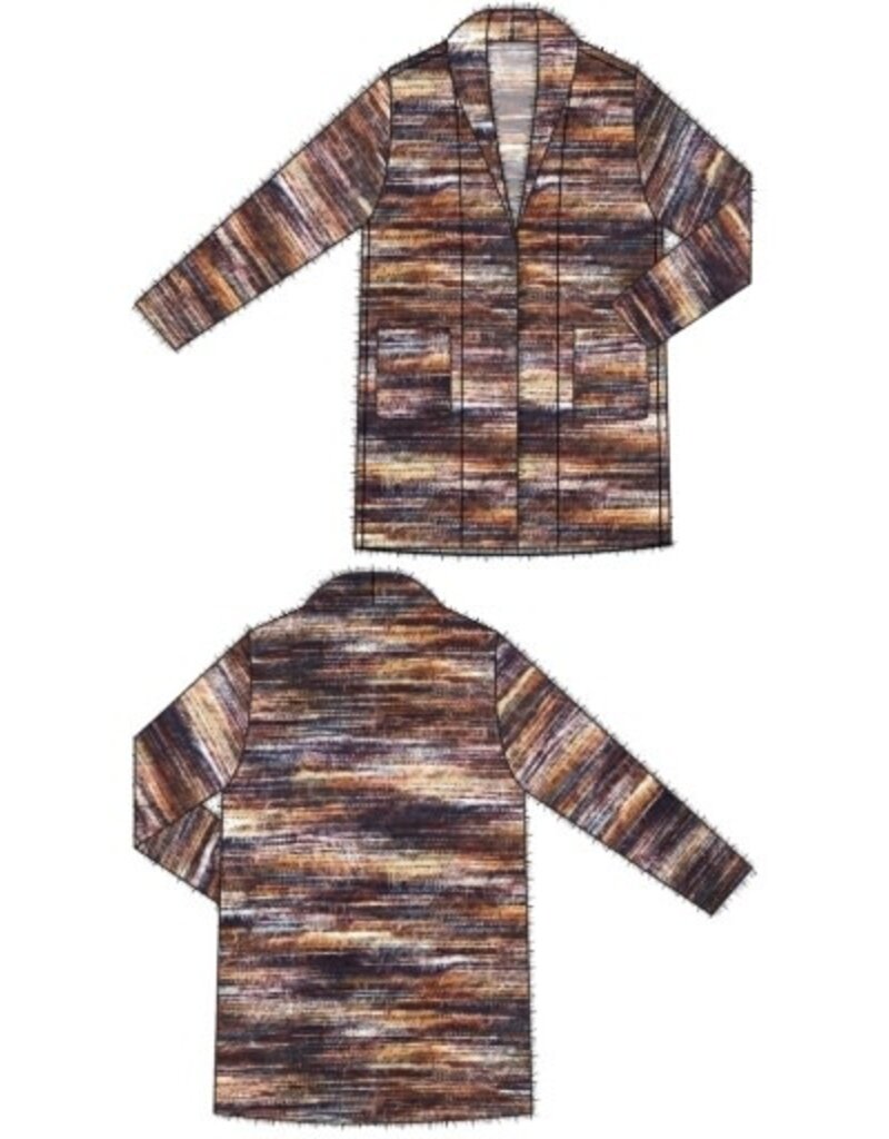 Liverpool Los Angeles Liverpool Long Sleeve Open Front Cardigan