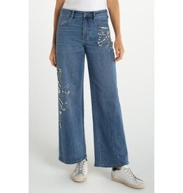 Liverpool Los Angeles Liverpool Stride Wide Leg Crystal Fireworks