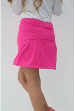 Famara Golf Famara Kick Pleat Skort Hot Pink