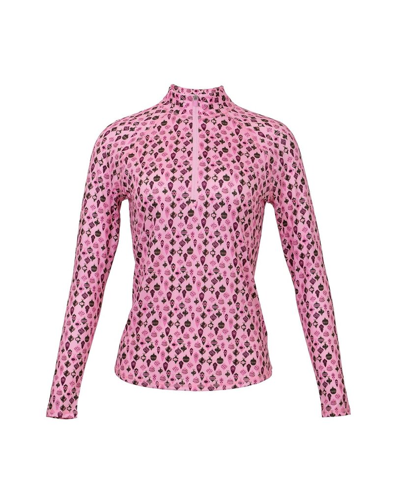 Jofit Jofit Long Sleeve UV Mock Winter Whimsy