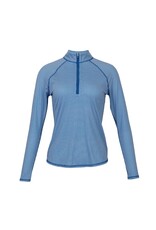 Jofit Jofit Long Sleeve LS UV Mock Seafarer Check