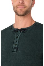 Liverpool Los Angeles Liverpool Henley Long Sleeve Spruce Black Metal