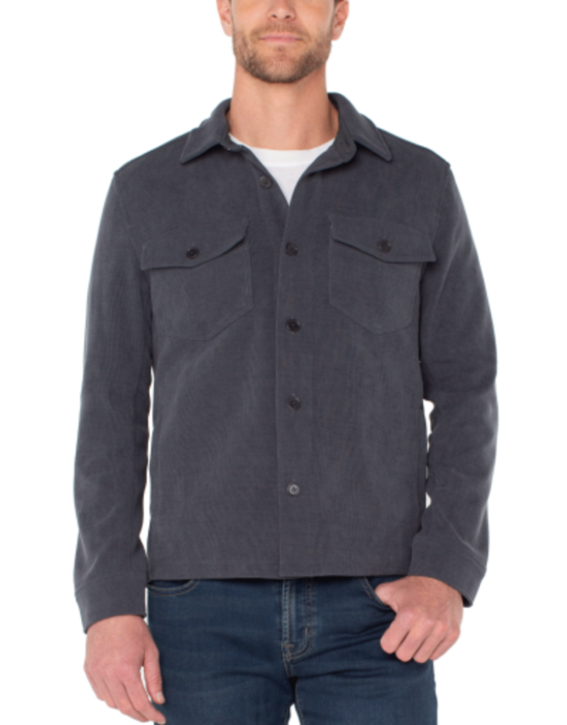 Liverpool Los Angeles Liverpool Long Sleeve Corduroy Overshirt