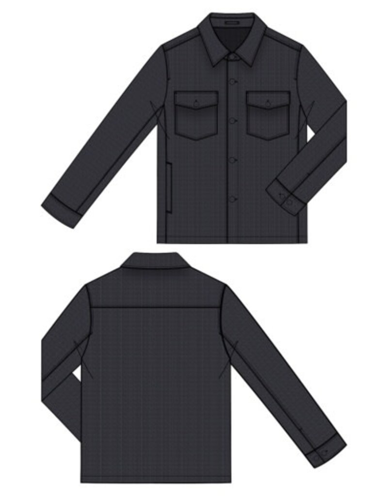 Liverpool Los Angeles Liverpool Long Sleeve Corduroy Overshirt