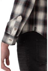 Liverpool Los Angeles Liverpool Long Sleeve Button Up Shirt Black Red Multi