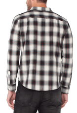 Liverpool Los Angeles Liverpool Long Sleeve Button Up Shirt Black Red Multi