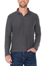 Liverpool Los Angeles Liverpool Long Sleeve Polo Black