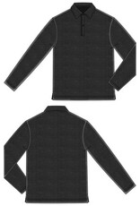 Liverpool Los Angeles Liverpool Long Sleeve Polo Black