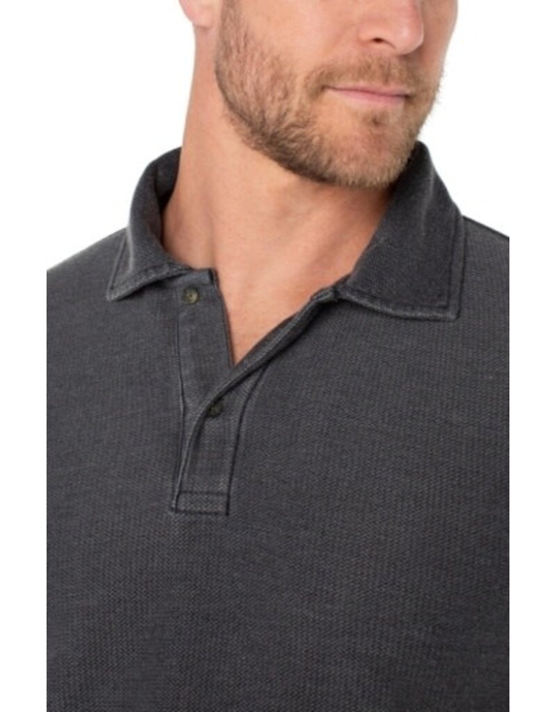 Liverpool Los Angeles Liverpool Long Sleeve Polo Black