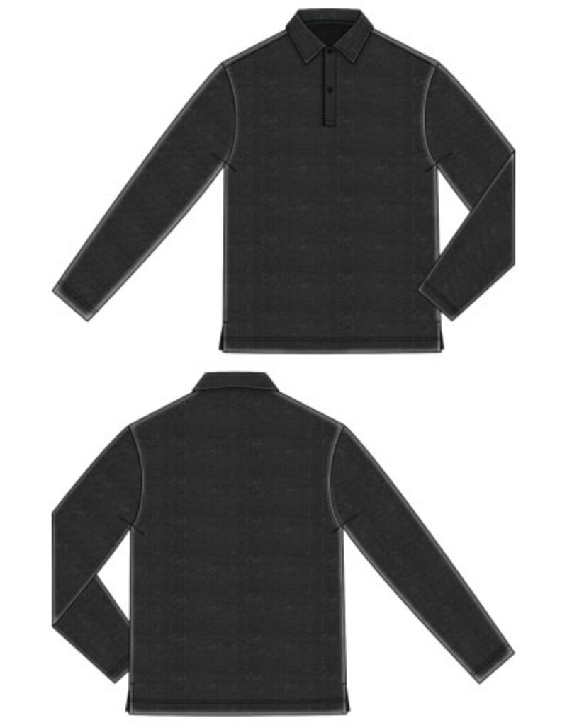 Liverpool Los Angeles Liverpool Long Sleeve Polo Black