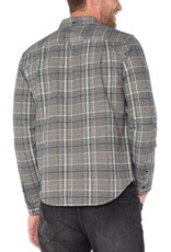 Liverpool Los Angeles Liverpool Long Sleeve Button Up Shirt Teal Multi