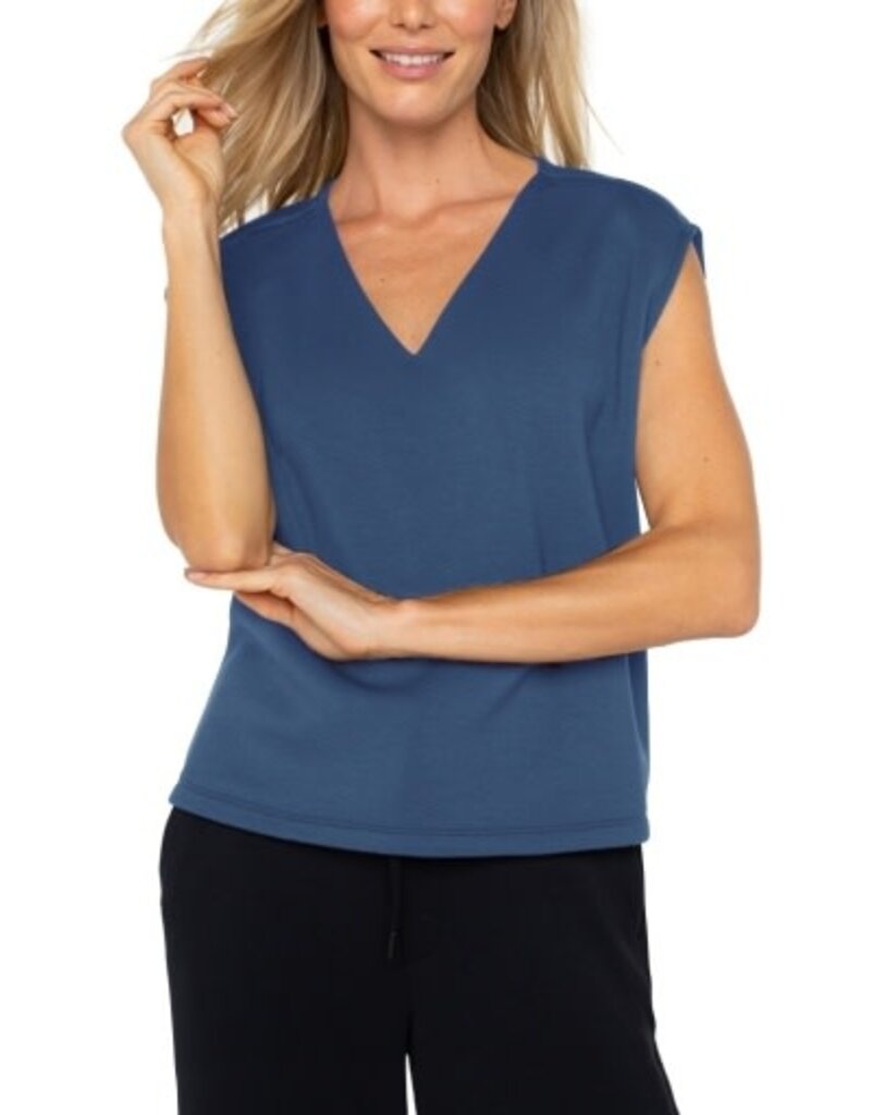 Liverpool Los Angeles Liverpool Dolman Sleeve V-Neck Top