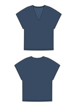 Liverpool Los Angeles Liverpool Dolman Sleeve V-Neck Top